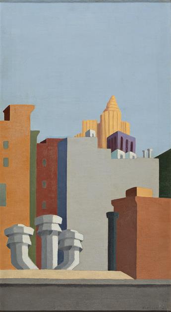 GERTRUDE D. KUEBLER Cityscape.